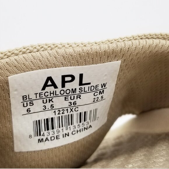 APL Techloom Slides Sandals Slipper Women's Size 6 Parchment Comfort Comfy $130 - Picture 12 of 14